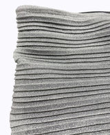 Pleated Metallic Neck Gaiter