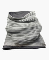 Pleated Metallic Neck Gaiter