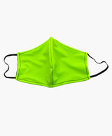 Neon Green Black Soft Reversible Mask