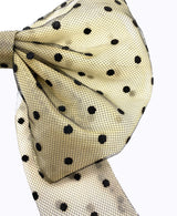 Polka Dot Mesh Bow Hair Clip