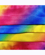 Adjustable Rainbow Satin Super Lightweight Mask