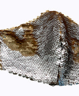 Silver Gold Sequin Mask