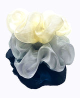3 Pack Shimmer Organza Super Scrunchie