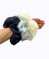 3 Pack Shimmer Organza Super Scrunchie