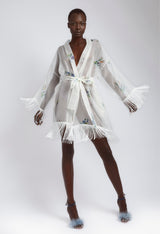 Watercolor Robe Dress