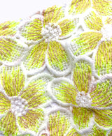 Adjustable Neon Daisy Crochet Mask