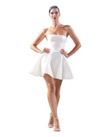 DIVINITY | Strapless High-Low Wedding Dress with Overskirt