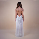 Faye Beaded Limited Off-White Collection back view