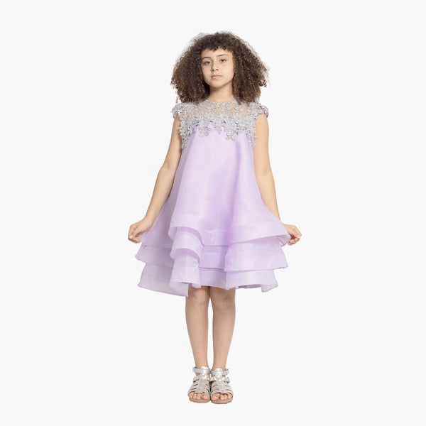 Violet Little Girls Dress