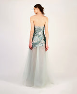 Paradiso Strapless Gown back