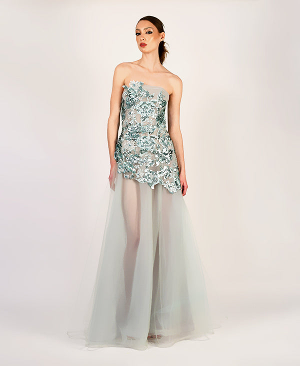 Paradiso Strapless Gown down