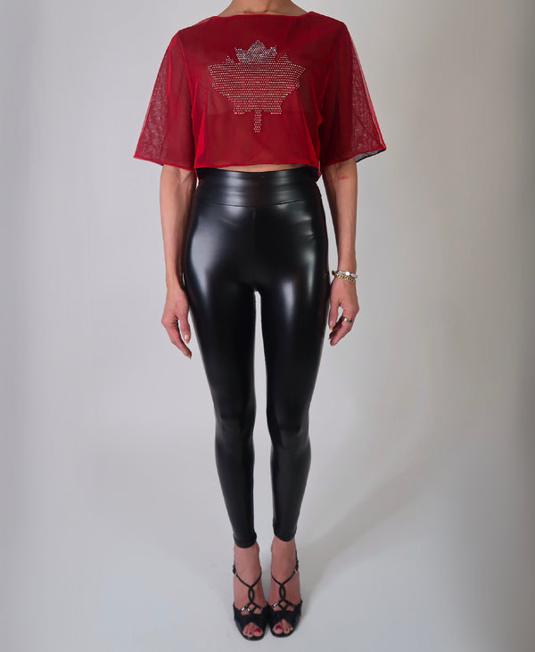 narces mesh canada maple leaf top  red front
