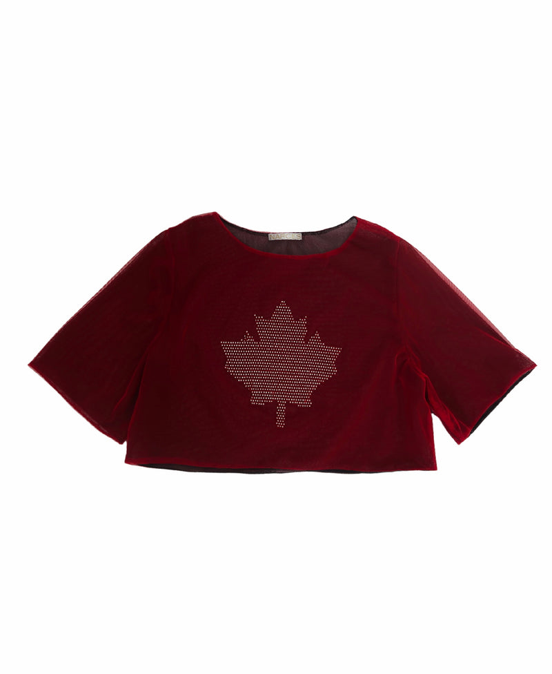 narces mesh canada maple leaf top red
