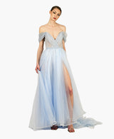 Cindy Strapless Bustier Gown