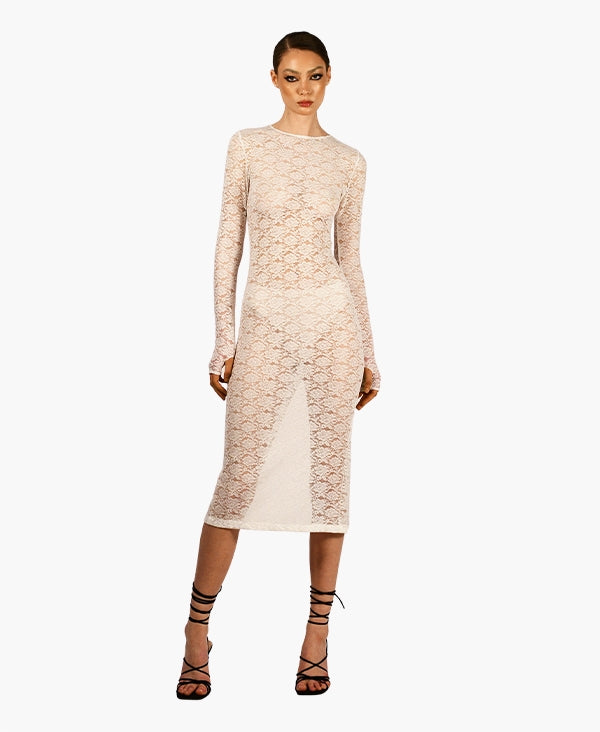 Francine Blanc lace dress