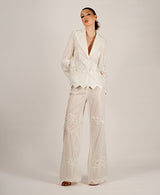 Martine lace offwhite suit