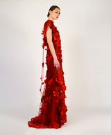 Redbell 3d floral gown