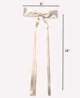 narces ribbon bow off-white measurements