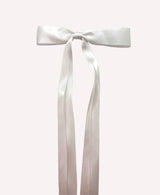 white ribbon bow detail
