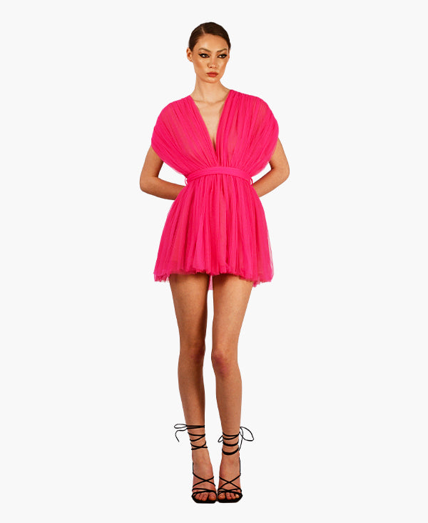 Valentine tullle mini dress