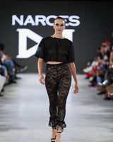 Grasse Lace Leggings in black by NARCES