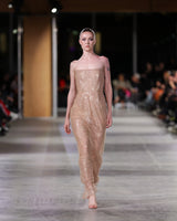 Orvieto Beaded Gown in gold by NARCES