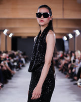 Thyra - Halter Sequin Gown - image 2