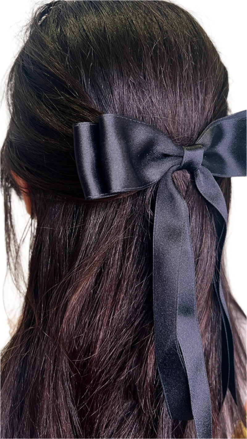 narces double bow hair clip styling