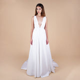 Narces wedding ball gown satin