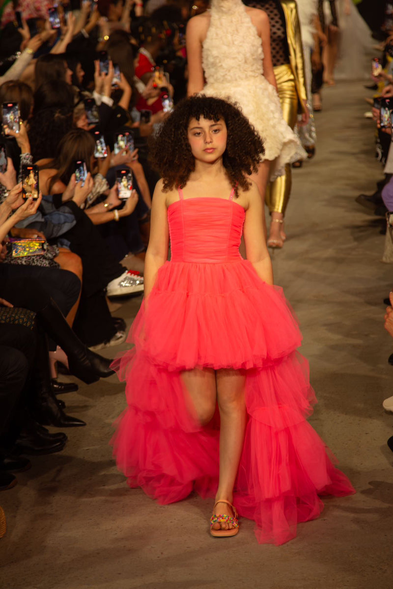 neon girls dress Mila & Rose