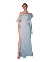 Cove Ostrich Feather Gown