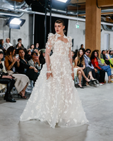 FLORA | 3D Floral Long Sleeve A-Line Wedding Gown