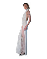Lexi Crystal Halter Dress