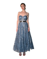 Mare - Sparkle Tulle Corset Midi Dress