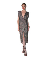 Midnight Crystal Midi Dress