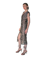 Midnight Crystal Midi Dress