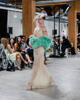 SOLÈNE | Embellished Art Deco Column Bridal Gown