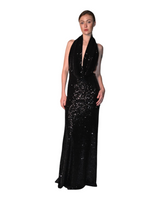 Thyra - Halter Sequin Gown