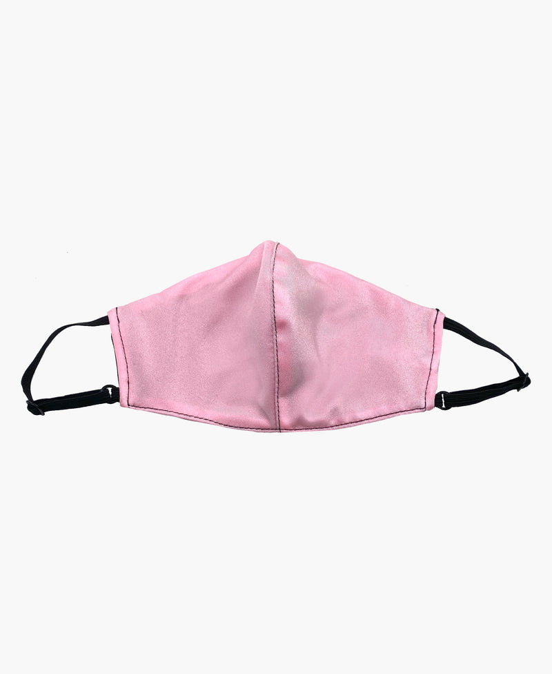 Kids Adjustable Pink Black Soft Reversible Mask