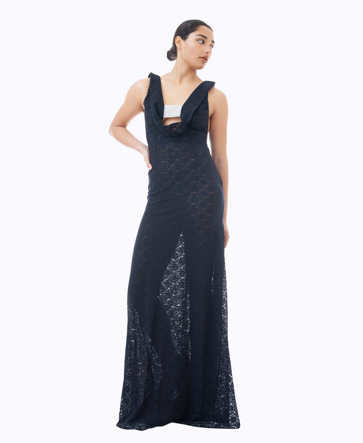 sachin and babi light blue dress Alexis White Dresses