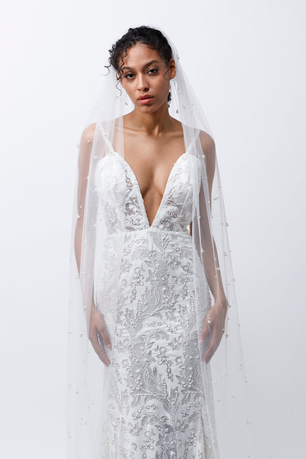 Pearly Bridal Veil
