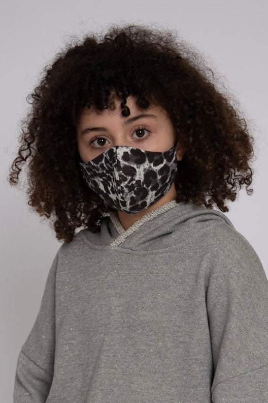 Kids Adjustable Snow Leopard Mask