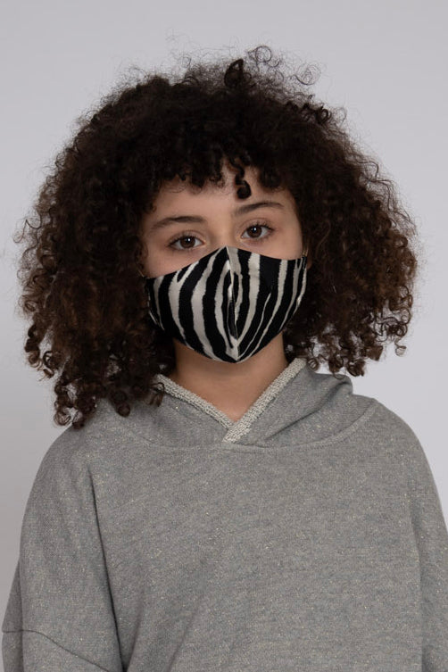 Kids Adjustable Lightweight Zebra Mask
