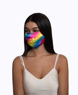 Adjustable Rainbow Satin Super Lightweight Mask